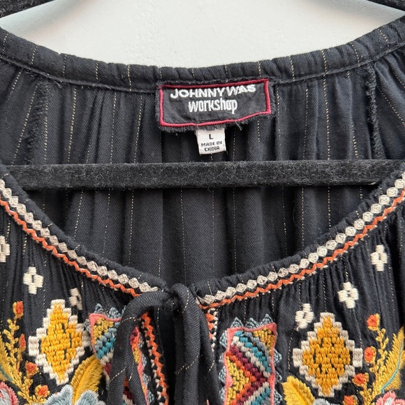 Johnny Was Clancy Peasant Blouse, Size Large - Picture 5 of 9